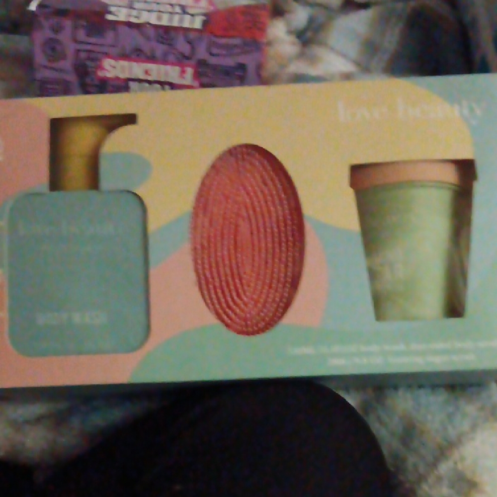 Bath & Body Set - Green and Orange